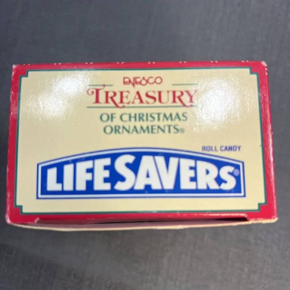 Enesco Treasury of Christmas Ornament 1995 Life Savers Tree Little Girl & Star